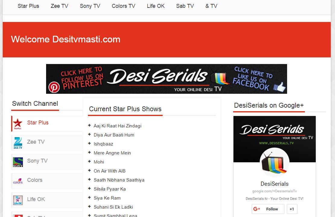 Show plus. Desi TV channel.