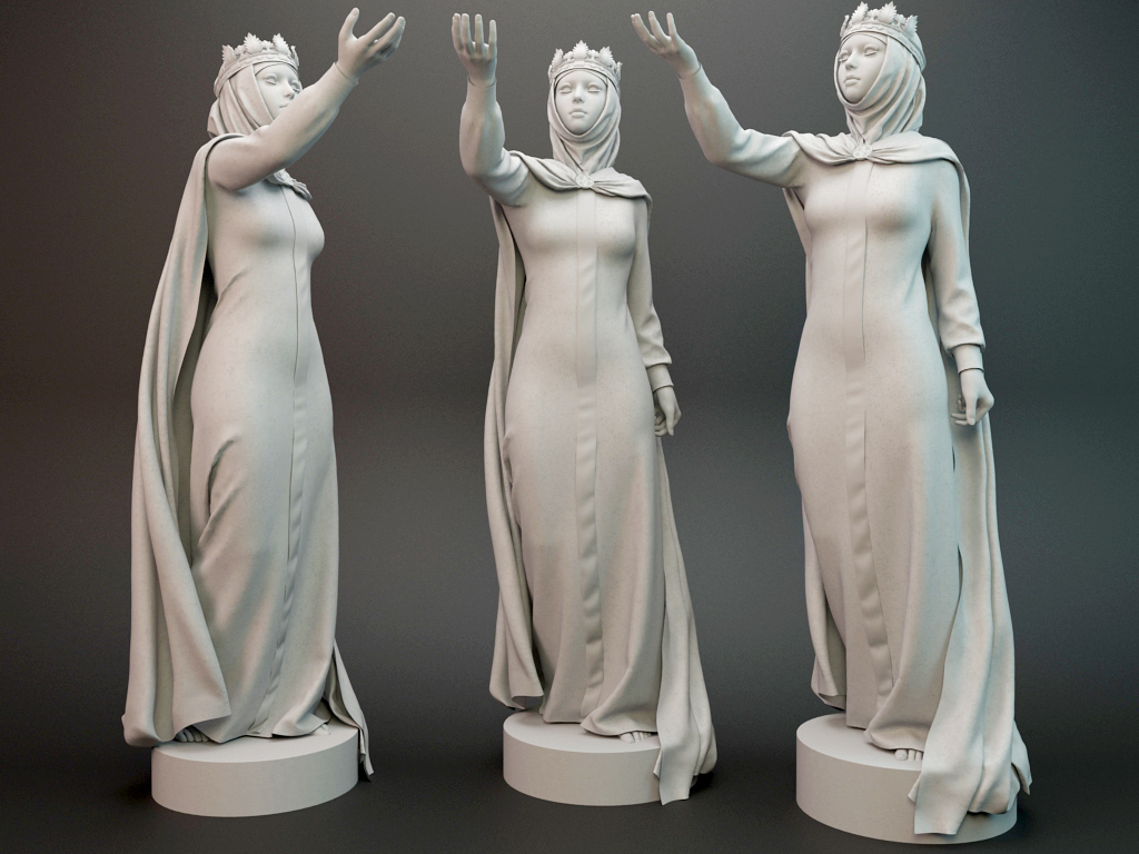 Statue 3d model