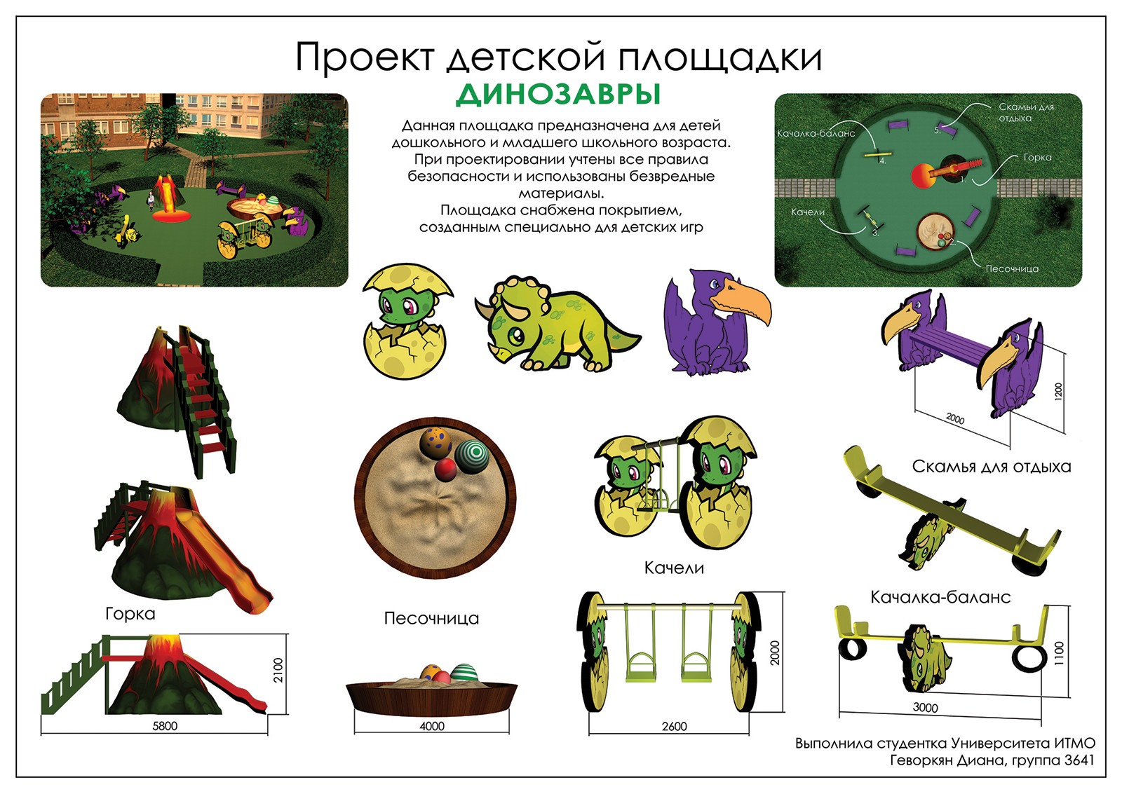 Кто ты из детской площадки. Детская площадка динозавр.