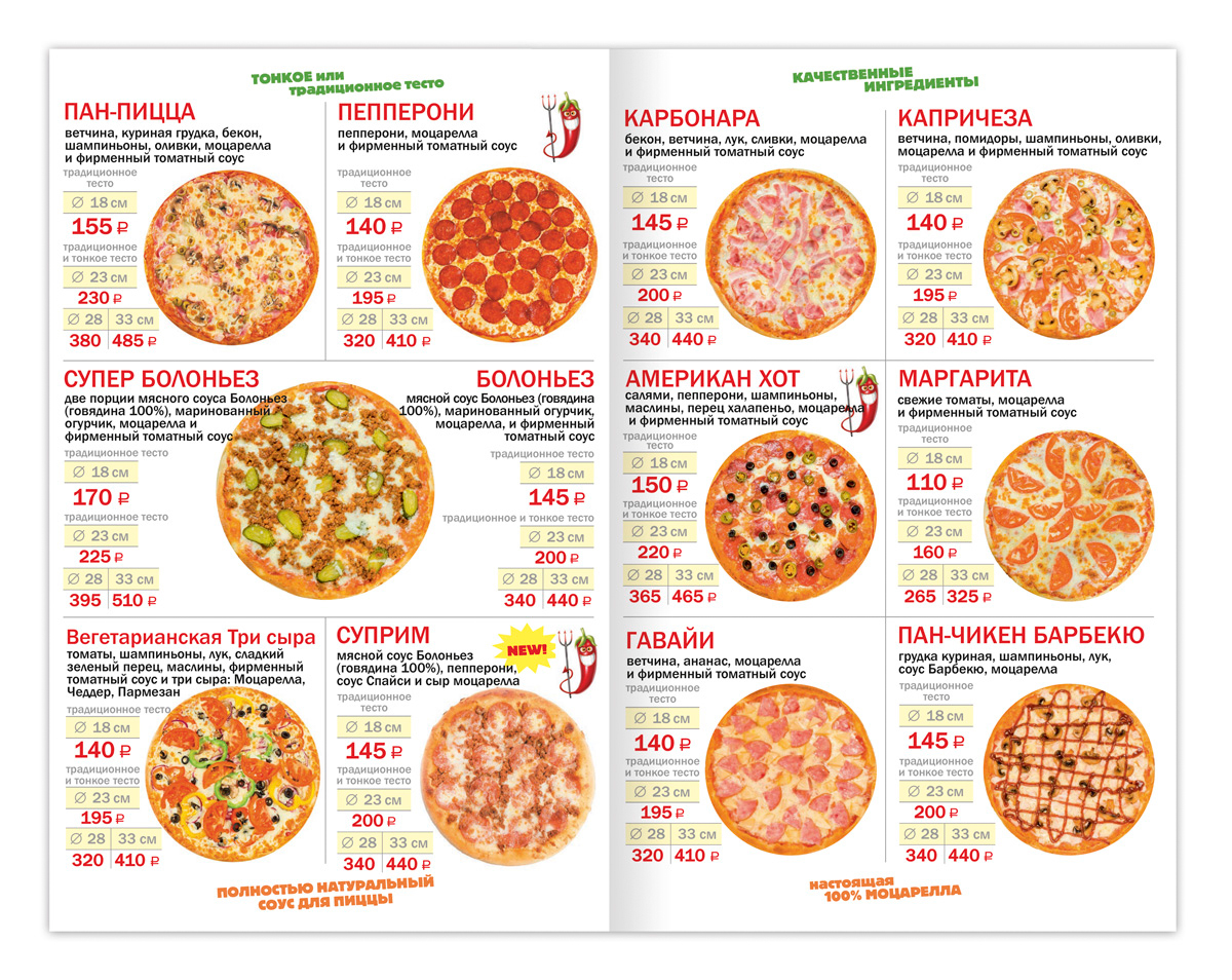 цены с фотографиями пицца фото 2