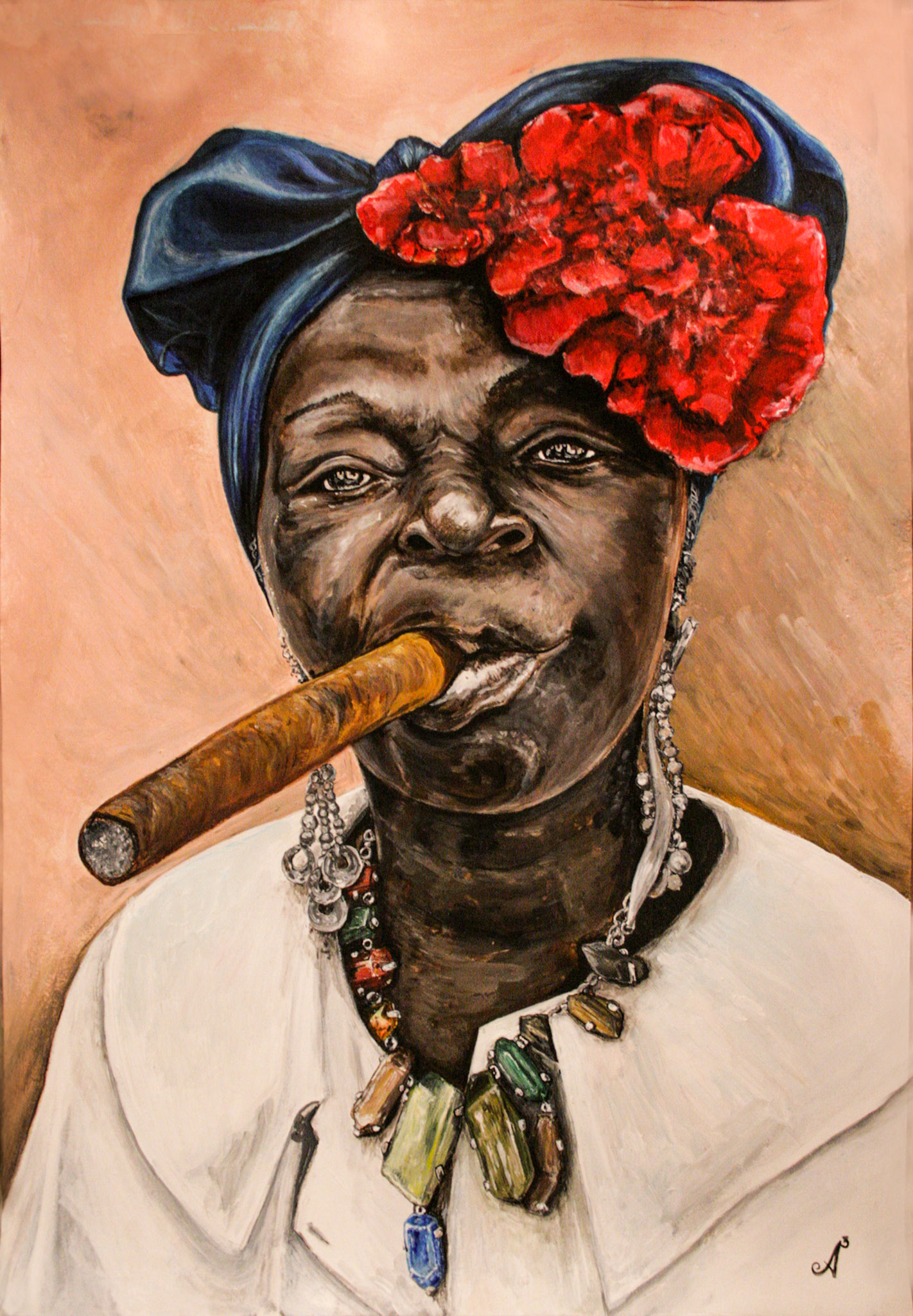 Тату негритянки. Кубинская женщина с сигарой. Негритянка с сигарой. Картина женщина с сигарой. Портрет кубинки с сигарой.