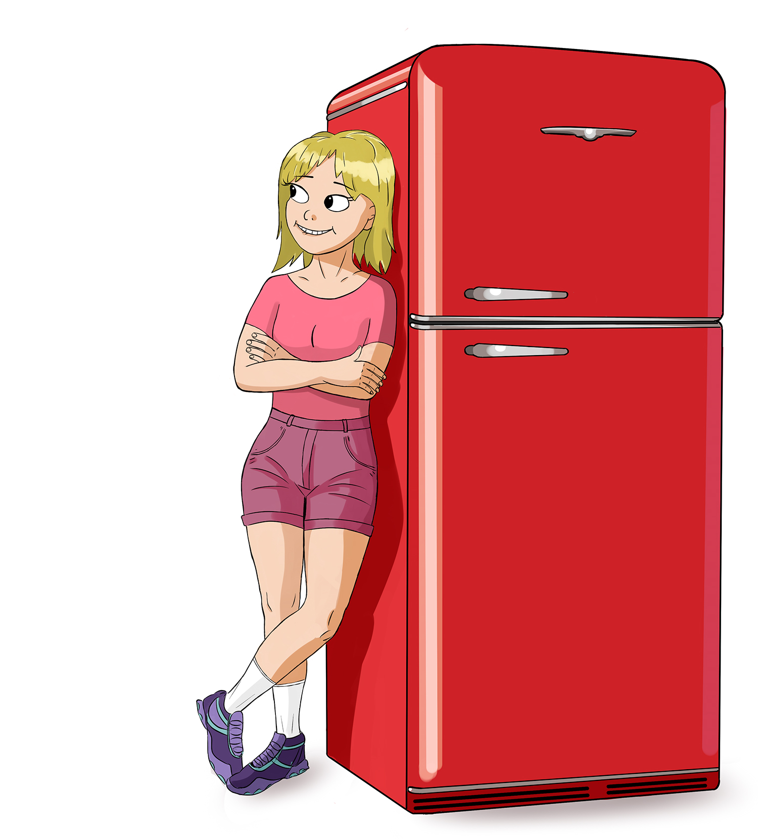 Fridge. Холодильник для детей. Девушка у холодильника. Холодильник иллюстрация. Девочка у холодильника.