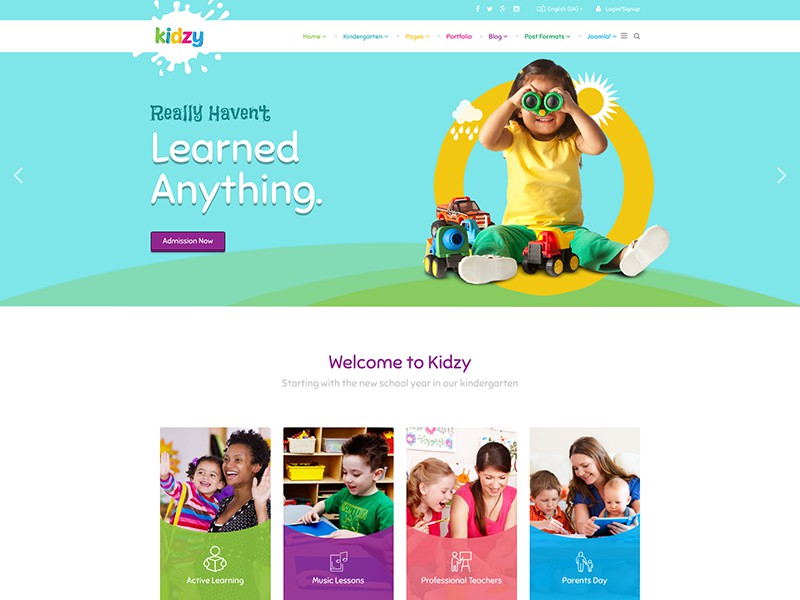 Портал развлечений. Шаблон сайта для детей. Детский шаблон Joomla. Развлекательные сайты для детей. Шаблон сайта детского центра.