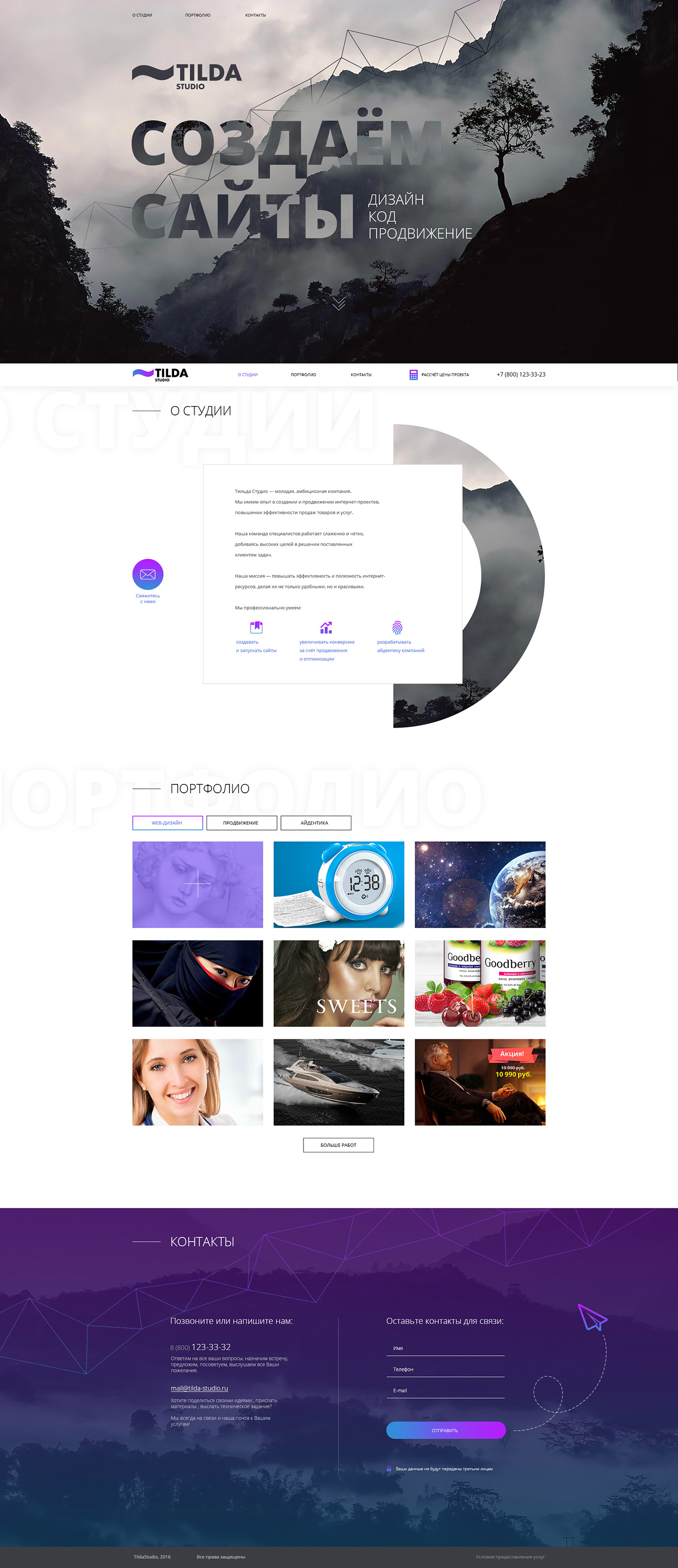 Шаблон веб студии Тильда. Портфолио на Тильде примеры. Портфолио графического дизайнера на Тильде. Лучшие проекты студии Tilda.