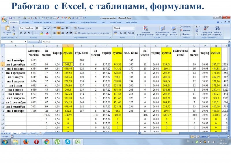 Excel готовые