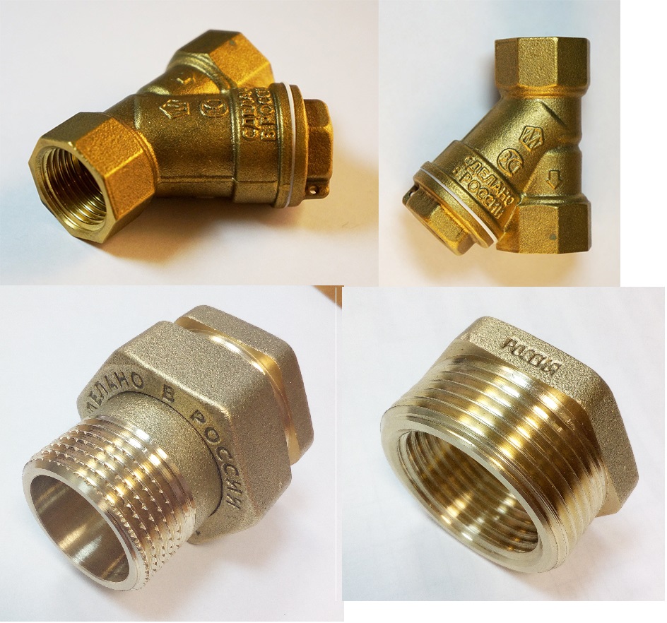 Результат ГОШ - Грязевой фильтр + Разъёмное соединение + Футорка ...