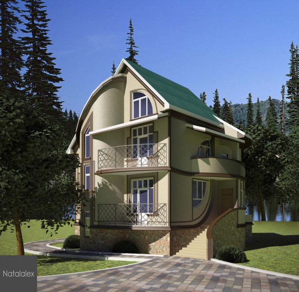 Оформление фасада здания и визуализация - Фрилансер Наталья Сердюкова ...