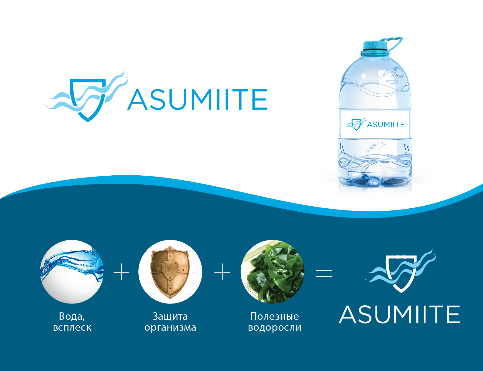 Логотип японской питьевой воды