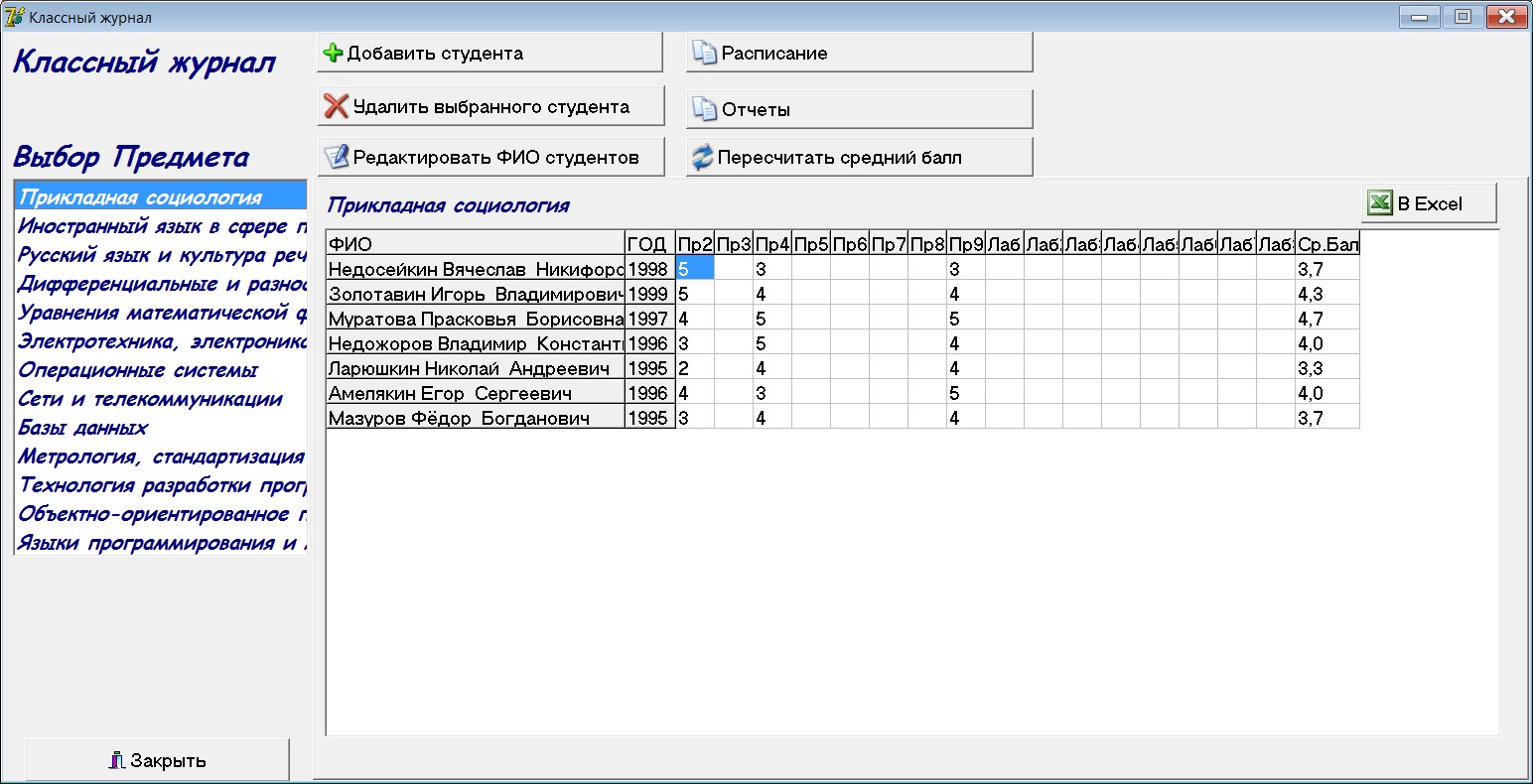 Журнала добавить. Софт электронный классный журнал. Классный журнал для оценок. Список класса в журнале. Список классного журнала.