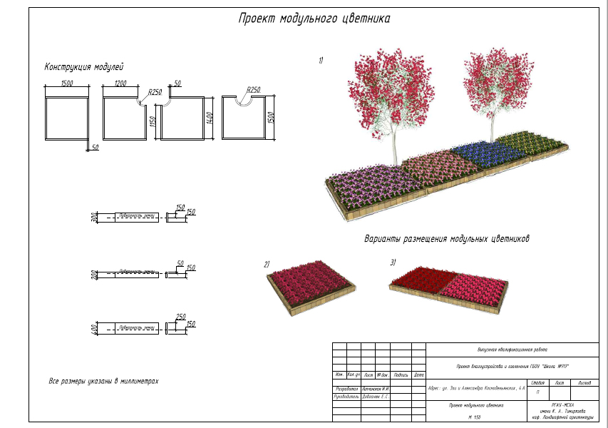 Стандартный размер цветника. Модульный цветник сверху и сбоку. Клумба проект вид сверху. Сбоку . Разрез. Разрез цветника спереди. Клумба Размеры.