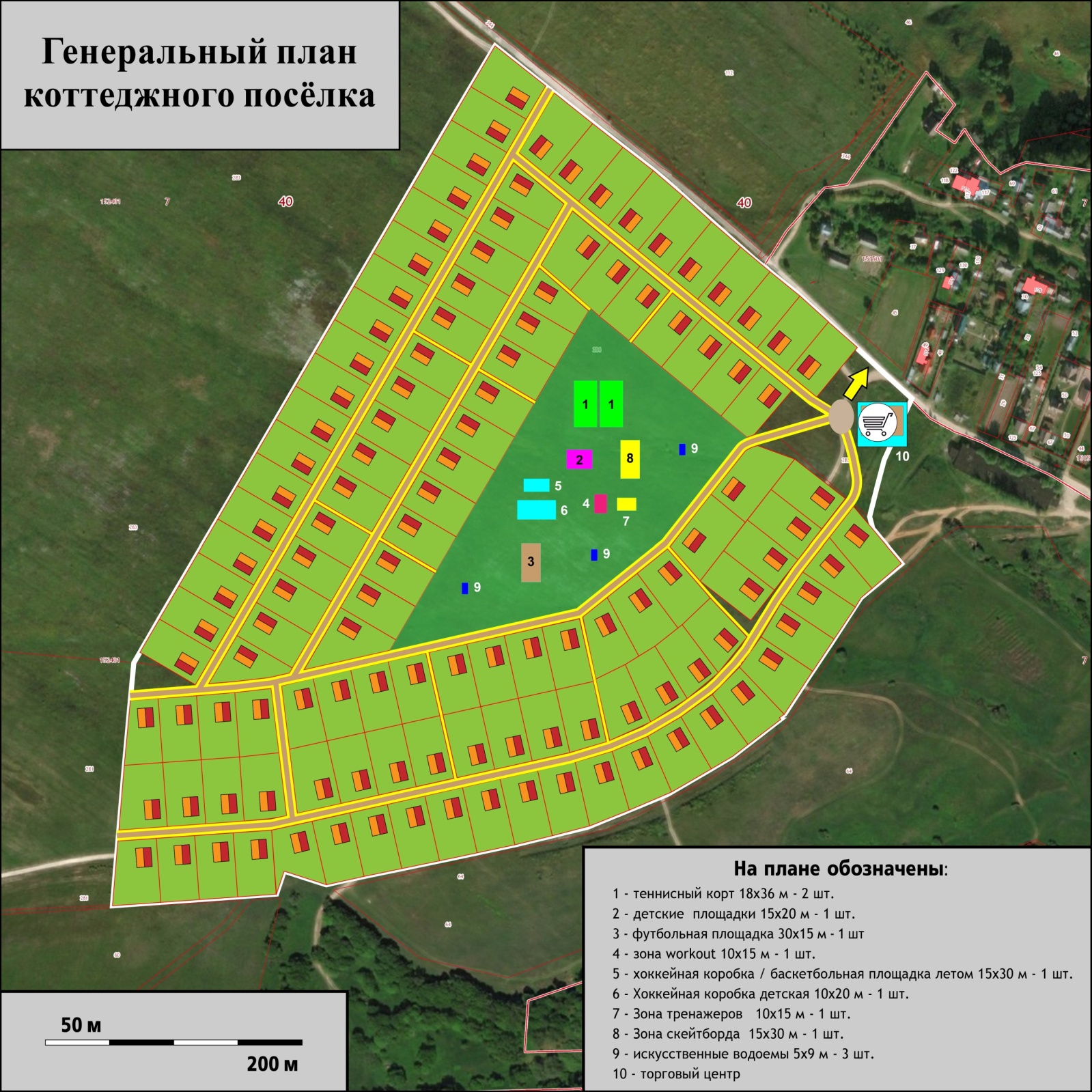 Генеральный план поселка проекты Генплан посёлка - Фрилансер Иван Володько IvModeller - Портфолио - Работа #34735