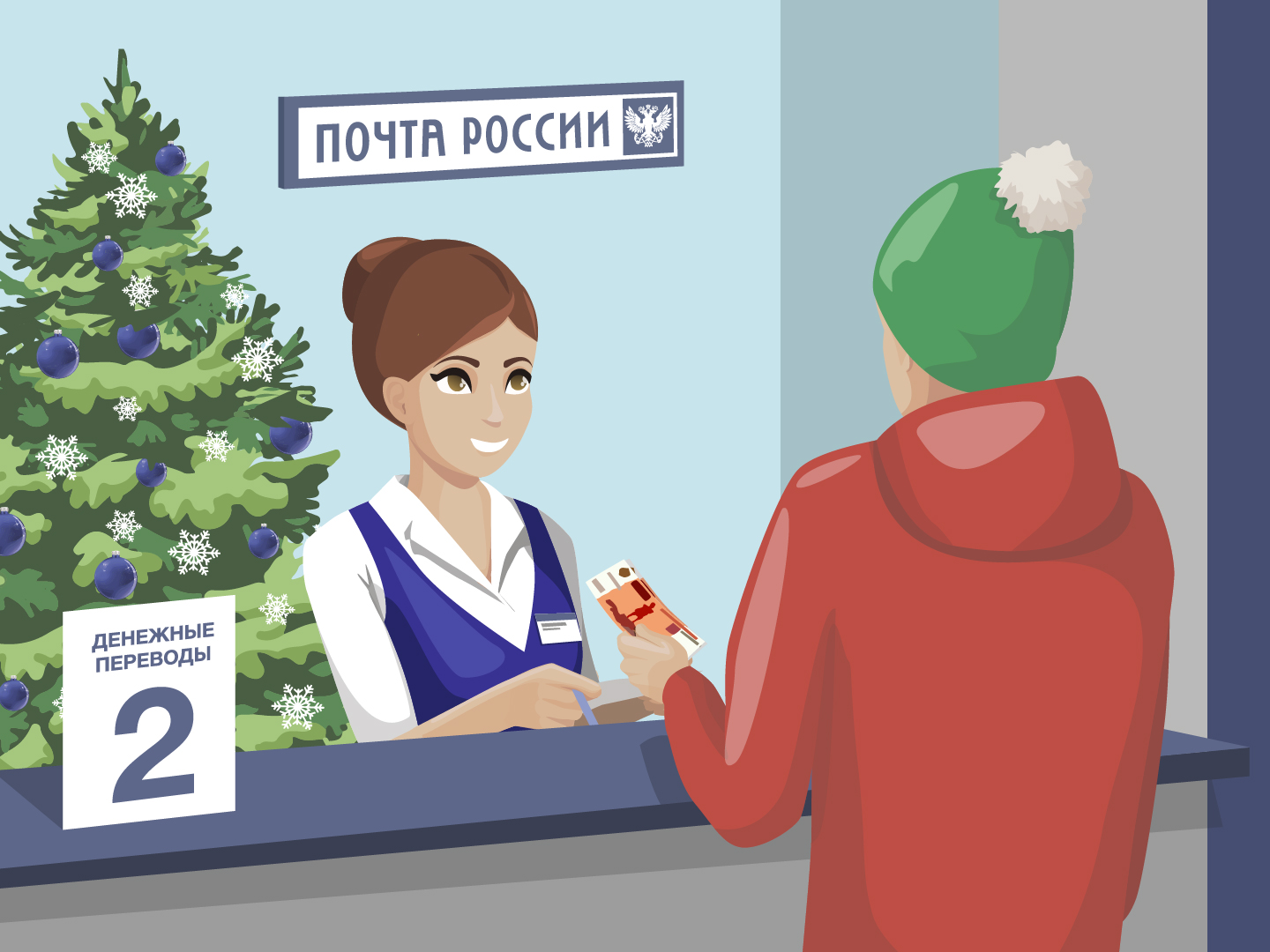 Денежный перевод почта России