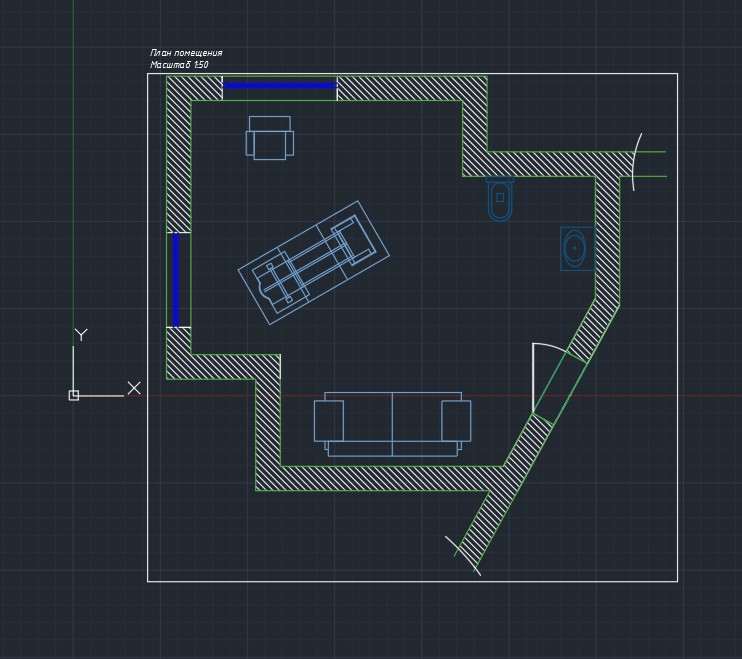 Дизайн квартиры автокад