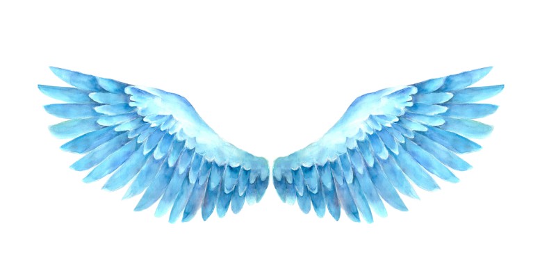 Задание крылья десятых. Голубые Крылья. Крылья синие красивые. Крылья акварель. Крылья рисунок акварель.