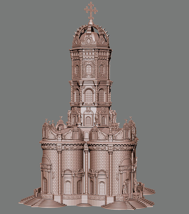 Церковь 3 д. Церковь знамения в Дубровицах план. 3d model Church храмов Москвы. Храм 3d моделирование Дубровицы-Подольск.