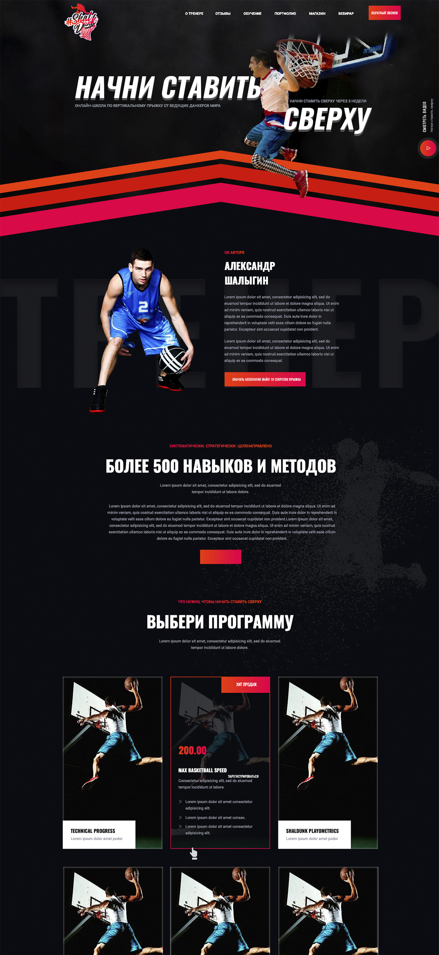 Онлайн-школа баскетбола Александра Шалыгина