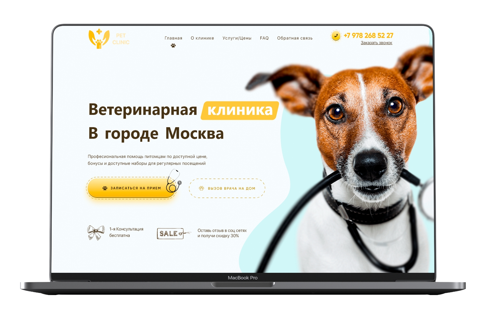 Ветеринарная Клиника в Москве - Фрилансер Виктор Колышкин Viktor_Kolyshkin  - Портфолио - Работа #3912348