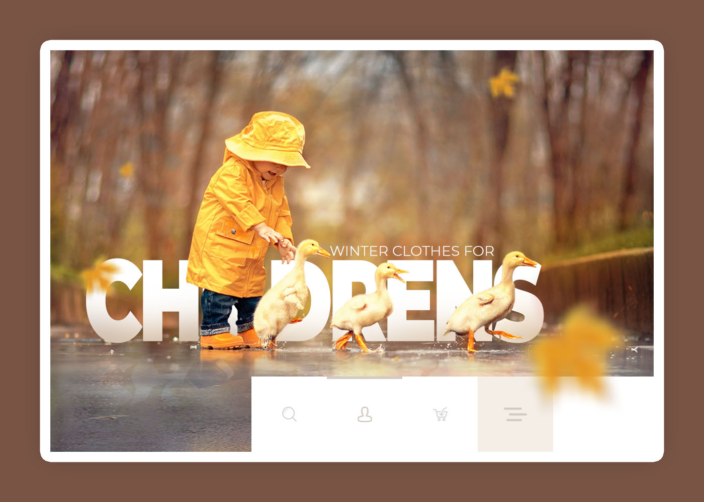 Главный экран магазина одежды children - Фрилансер Ильёс Муйдинов ...