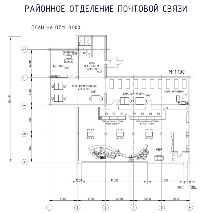 План помещения мфц