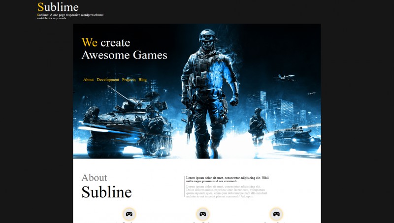 We create перевод. Sublime we create Awesome games.