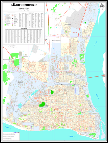 Номера кварталов благовещенска карта - 93 фото