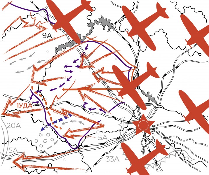 Карта боев 2 мировой войны