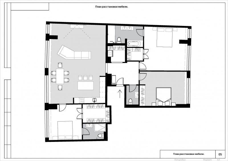 План расстановки мебели