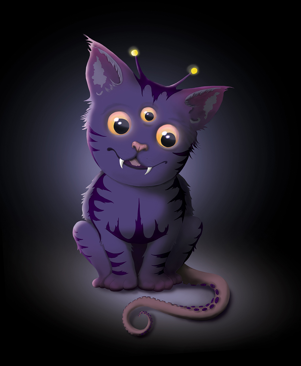 Кот инопланетянин