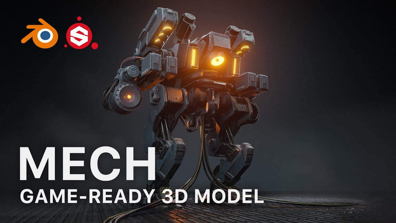 High to Low Poly Game Ready - 3D Model Robot ( #1 ) - Фрилансер Александр  Уильсам alexandr192 - Портфолио - Работа #4554040