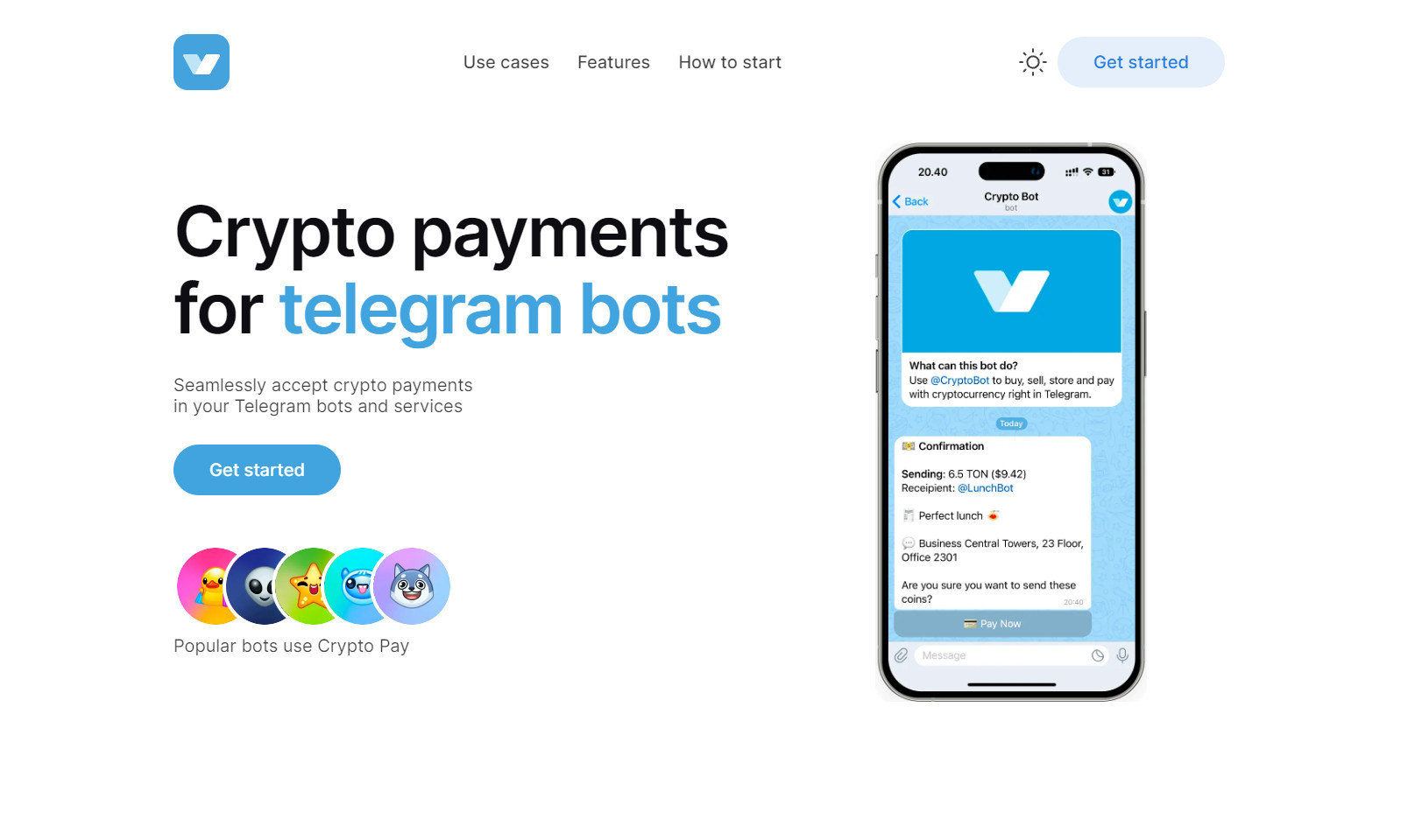 Crypto Pay» - Криптоплатежи для Telegram ботов - Фрилансер Егор Черкес  gillgateweb3 - Портфолио - Работа #4562535