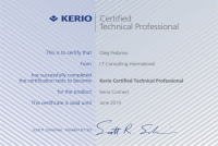 Kerio Connect Certified Technical Professional