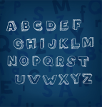 Handrawn font