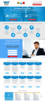 Landing page "WI-Business Solutions"