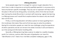 Essay (Lifelong education)
