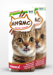 Упаковка корма для кошек