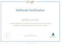 Google AdWords certification   
