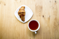 Tea and a croissant