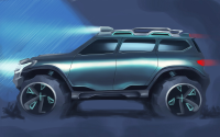 Concept scetch future car