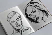 sketchbook portraits