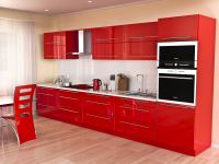 Kitchen red shine