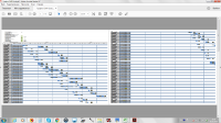 График СМР по устройству фасада в MS Excel