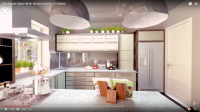 360 degree Video 4K &#10148; Kitchen Interior 3D Model