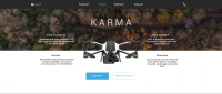 Landing Page KARMA DRON