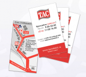 Tac business card 50 x 90