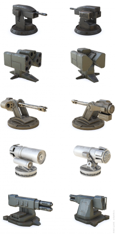 Realistic Turret Pack