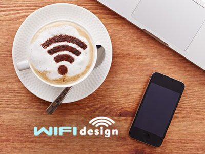 Landing Page "Wi-Fi design"