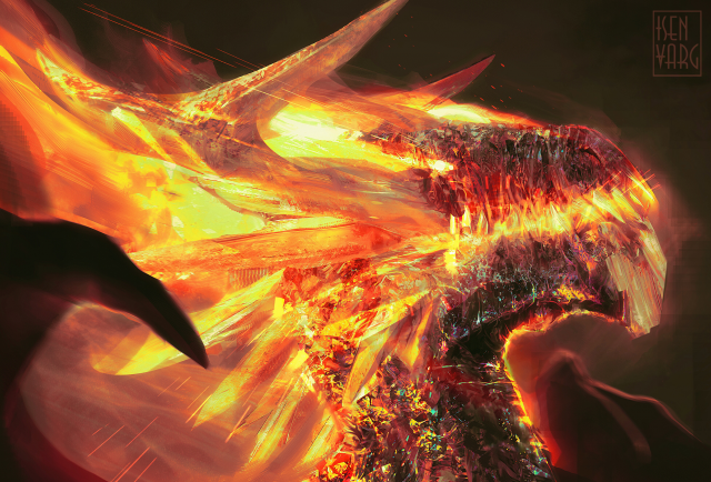 Infernal Smoldering Dragon/Head
