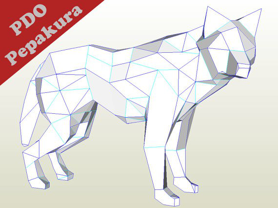 Wolf Low Poly V1