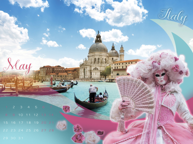 Travel calendar page May