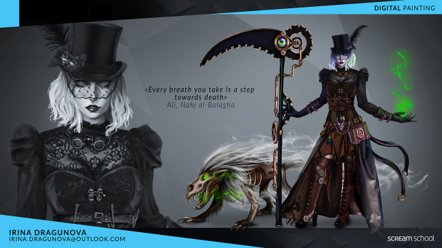 Steampunk necromancer